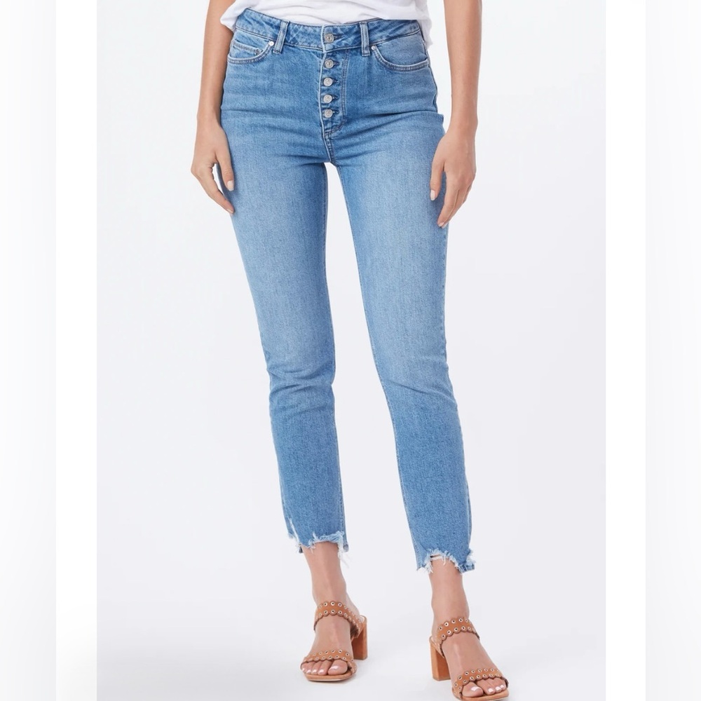 PAIGE Sarah High Rise Slim Jeans  29